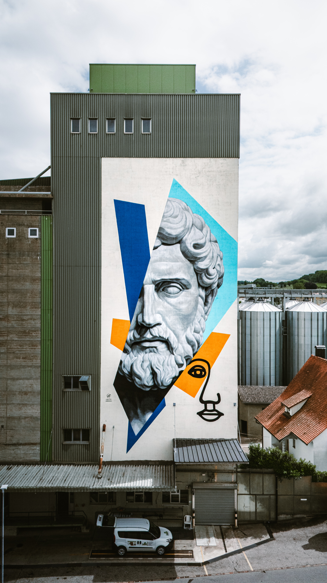 Marc-Aur&egrave;le - Fresque de C&eacute;sar Malfi pour ArtiChoke