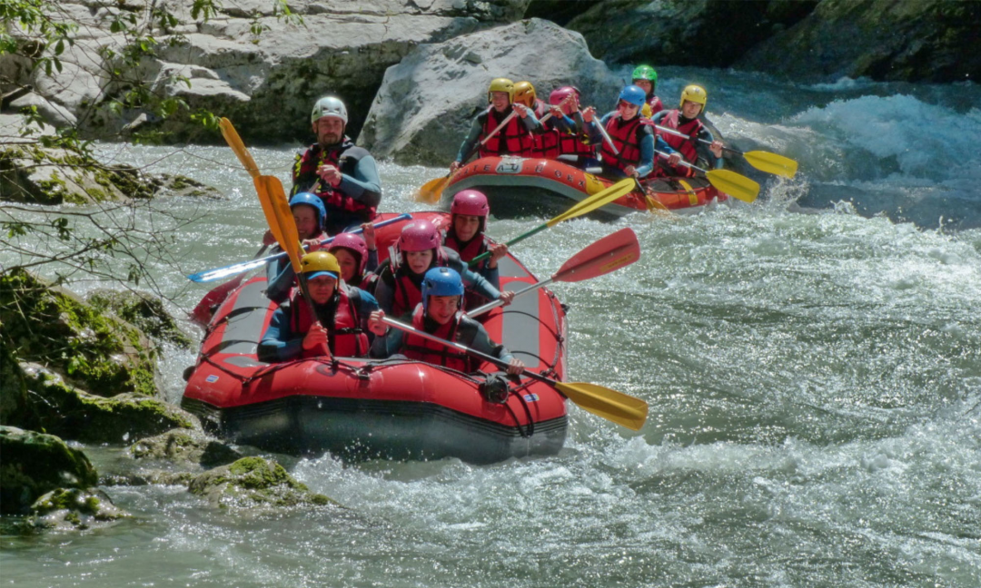 Rafting avec Rivières & Aventures - été - Château-d'Œx - Pays-d'Enhaut Région