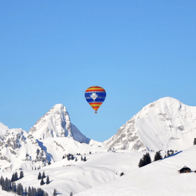 Fahrt im Heissluftballon