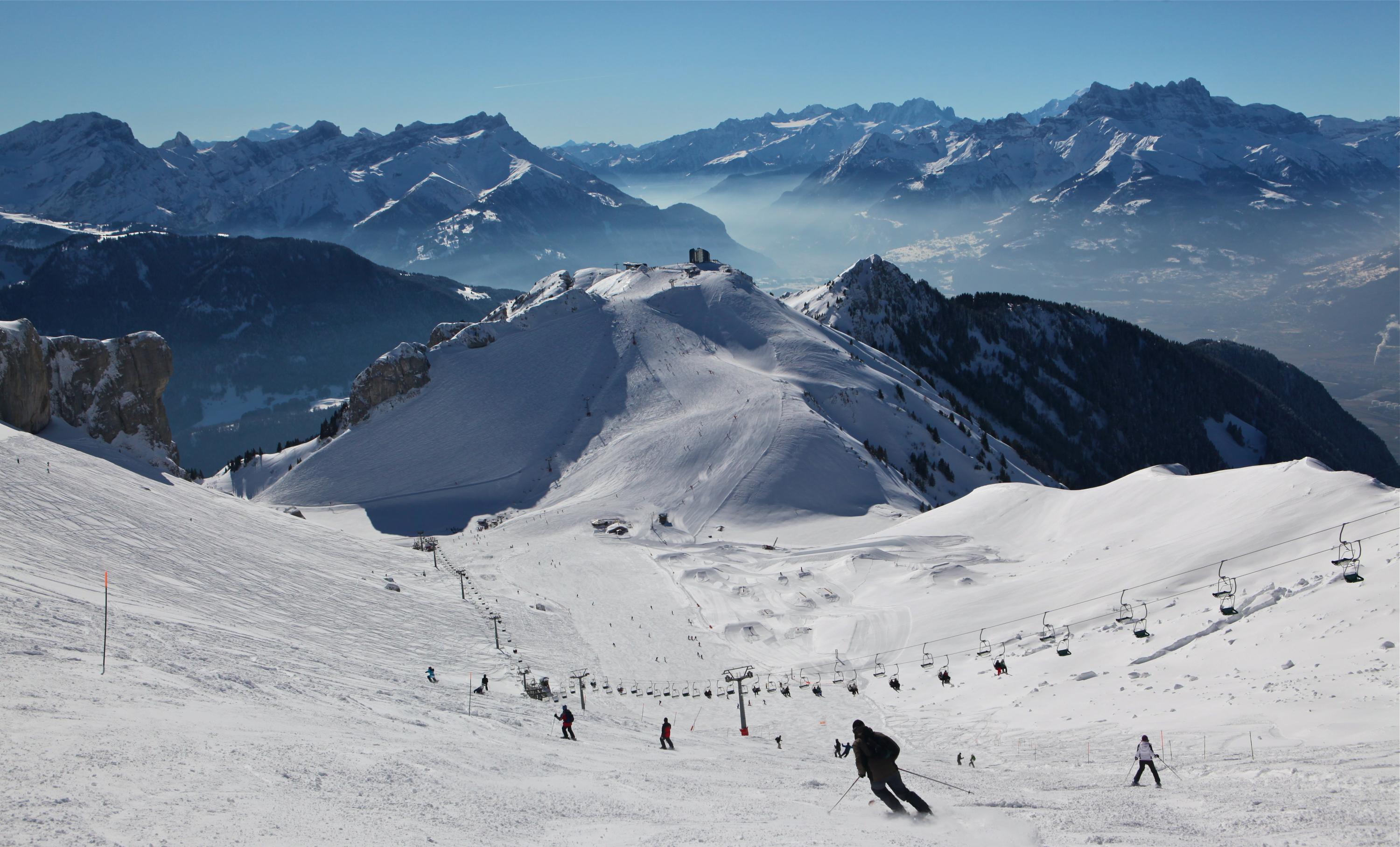 A day of skiing in the Leysin – Les Mosses – La Lécherette ski area
