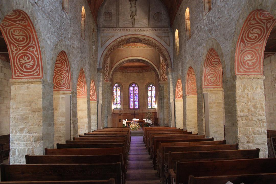 Die Kirche von Rougemont