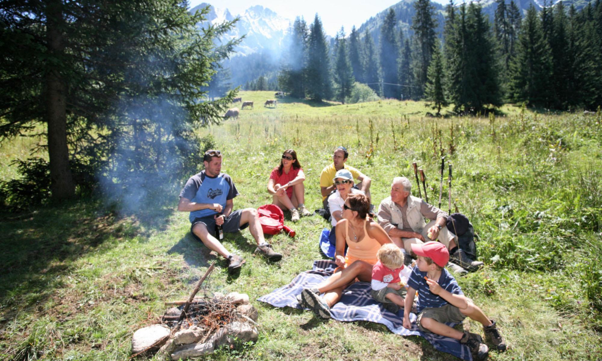 Family picnic in the Pays-d'Enhaut - summer - Pays-d'Enhaut - Christof Sonderegger