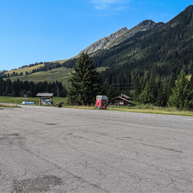 Municipal park south of the ski lift