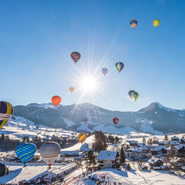 Festival de ballons - Vol en montgolfière