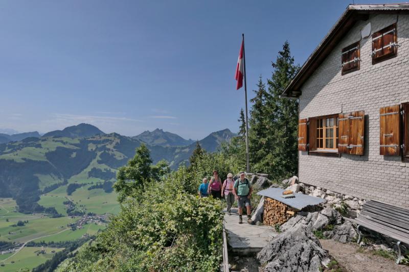 View from the jackdaw hut - summer - Château-d'Œx - Pays-d'Enhaut Region