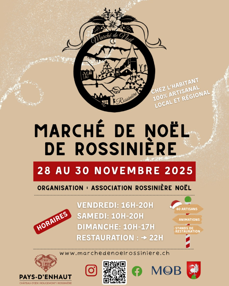 Marché de Noël de Rossinière