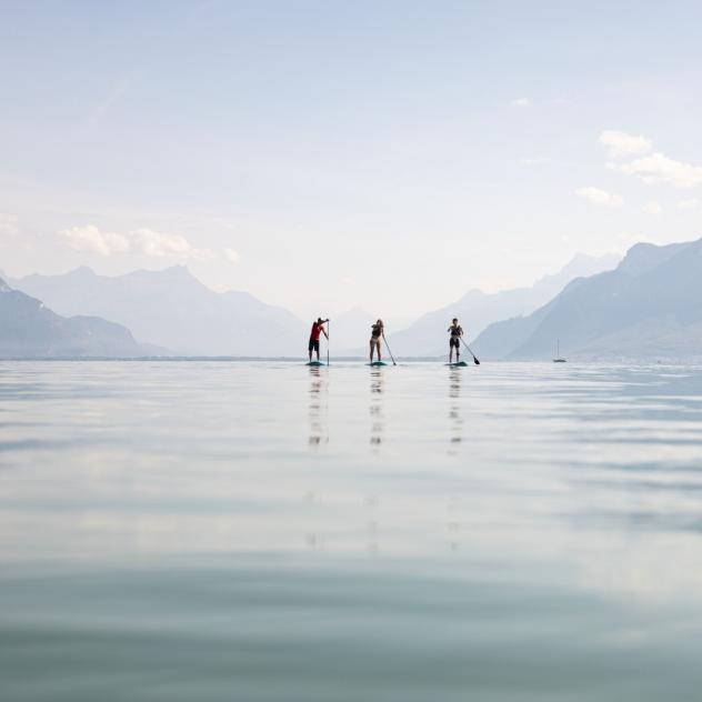 Vevey Camping de la Pichette with Stand Up Paddle Montreux Riviera