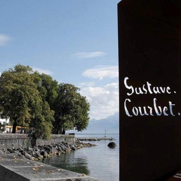 Gustave Courbet guided tour at La TourdePeilz Montreux Riviera