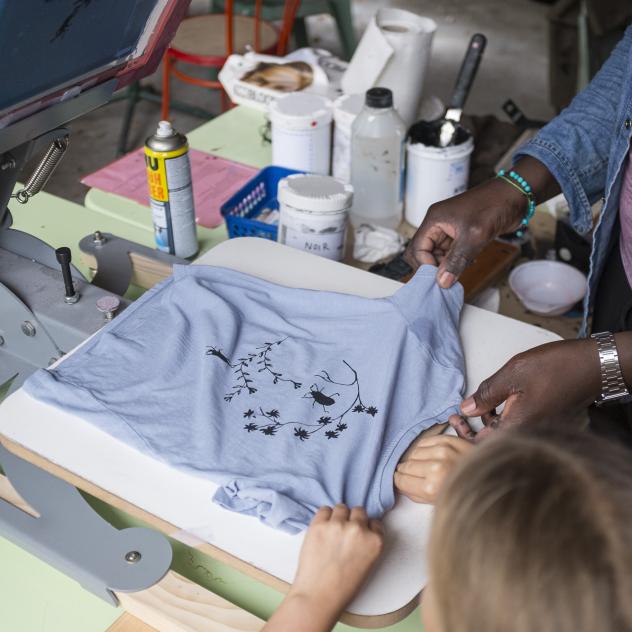 screen printing initiation Montreux Riviera