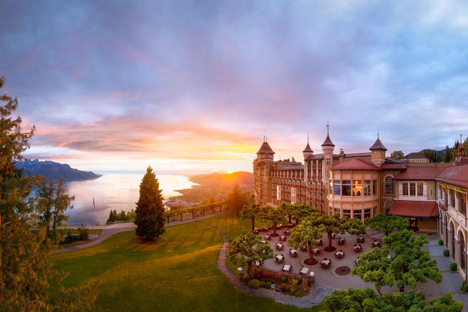 caux-palace-sunset