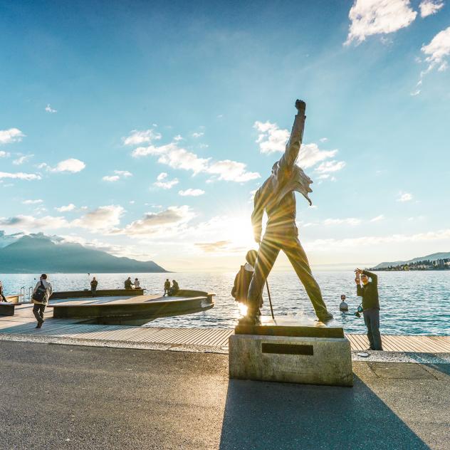Queen Freddie Mercury statue Montreux 