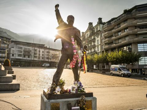 Freddie Mercury and Queen in Montreux