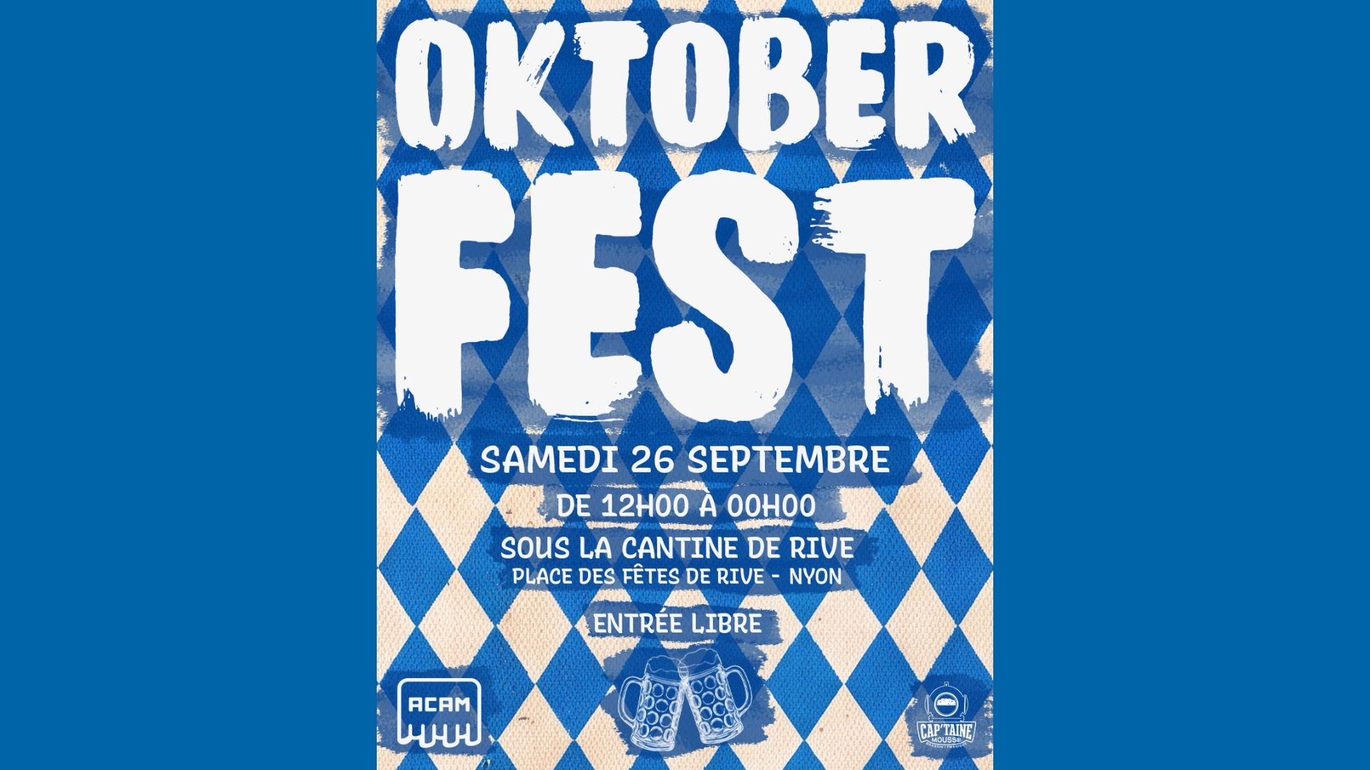 Oktoberfest Cap’taine Mousse 2026