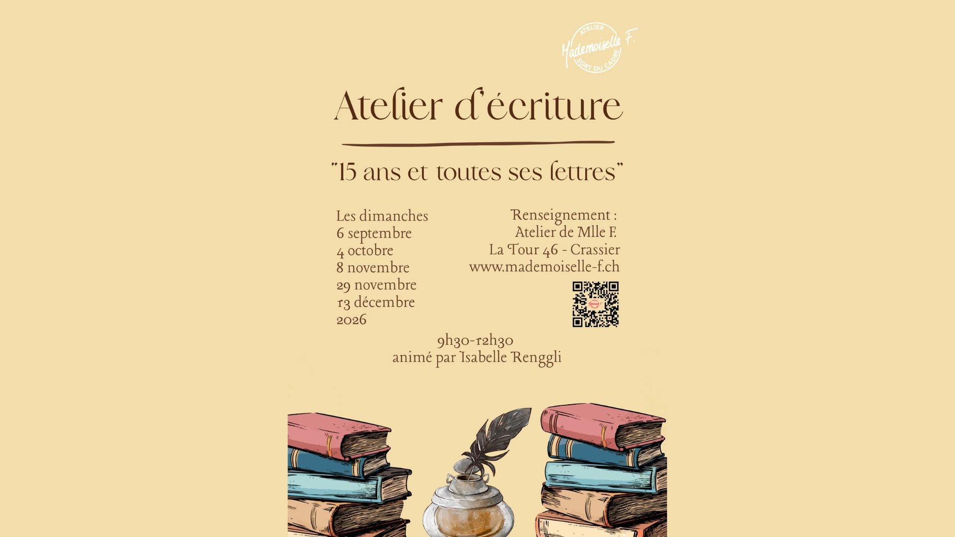Atelier d'écriture