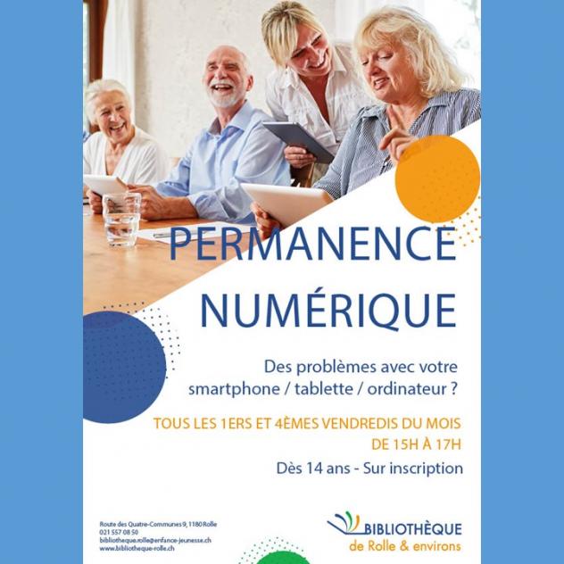 Permanence Numérique - Rolle Bibliothek