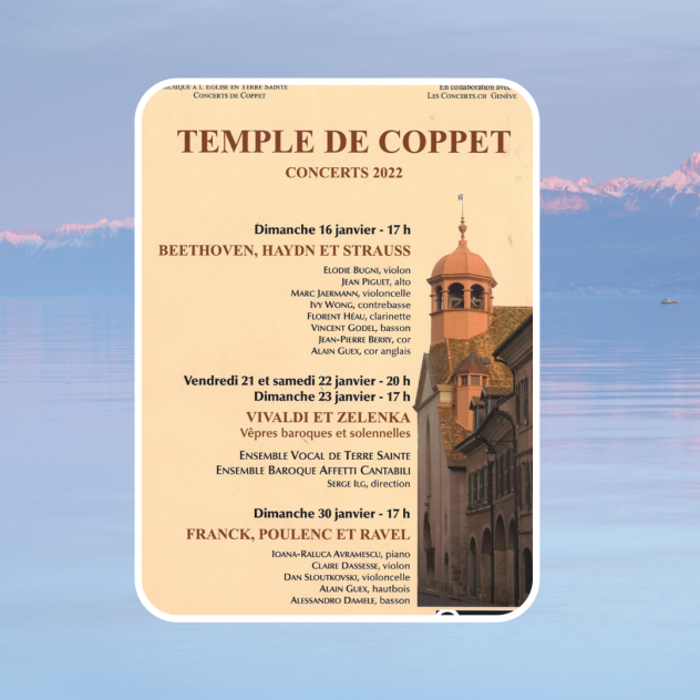 Concerts au Temple de Coppet 2022