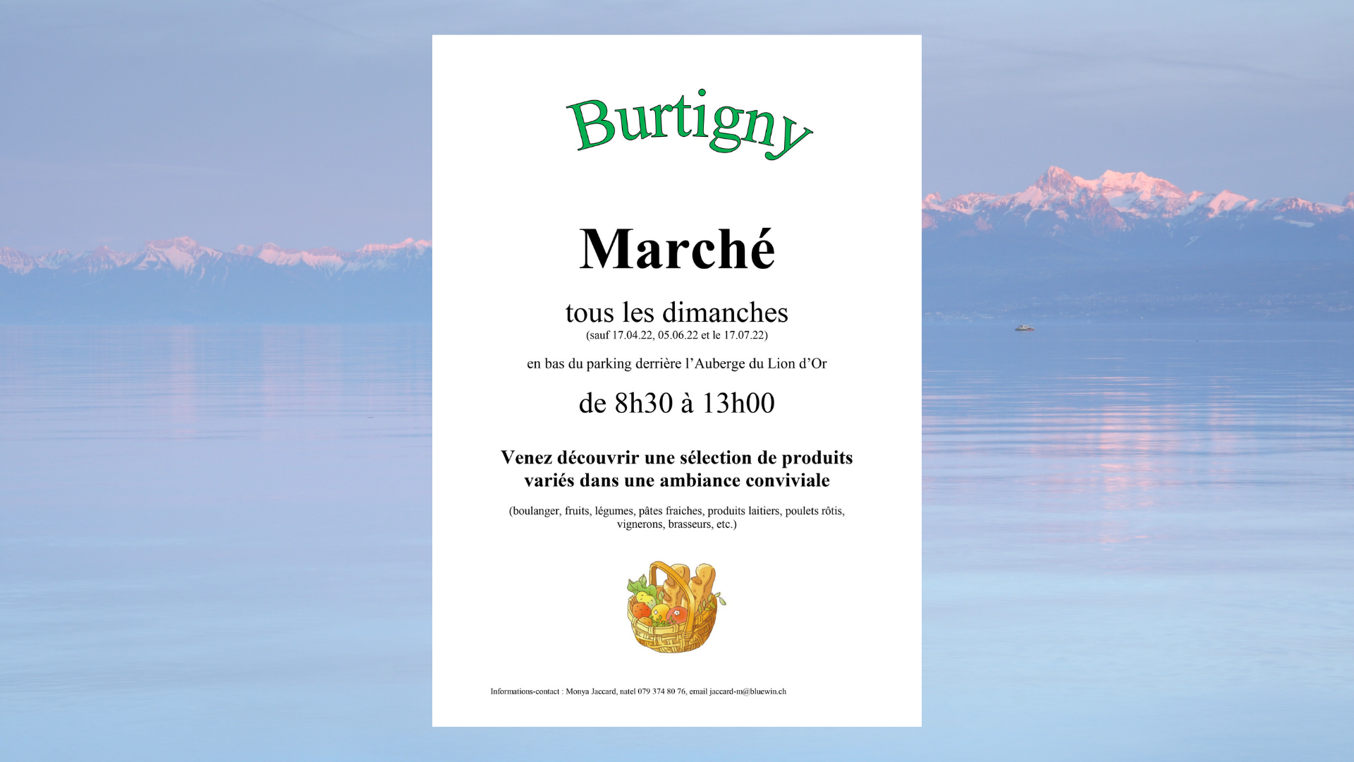 Marché De Burtigny
