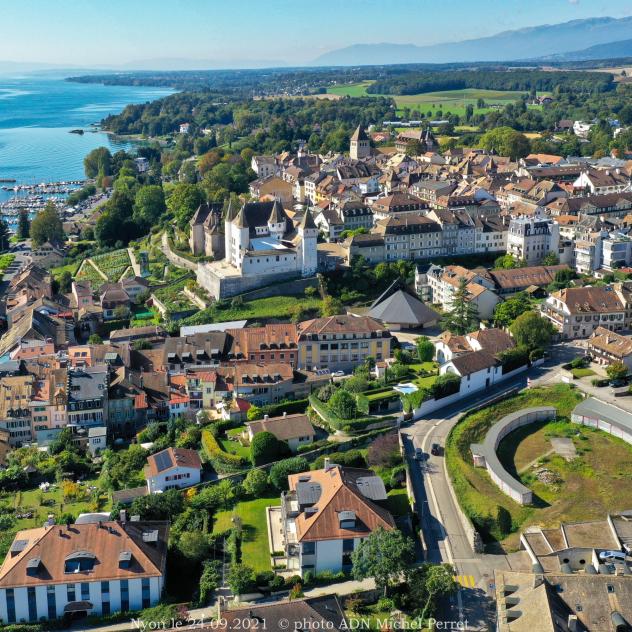 Nyon 2000 ans d'histoire - adapted route