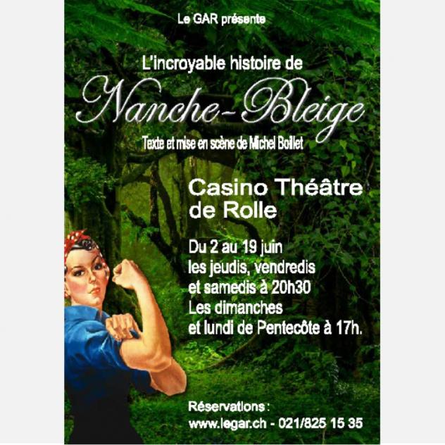 Spectacle du GAR - Nanche-Bleige - Casino Théâtre de Rolle