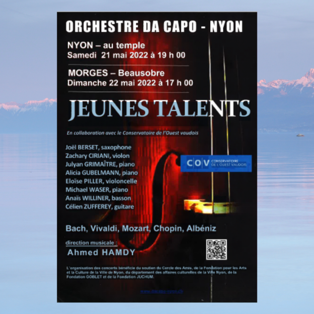 Jeunes Talents - Orchestre Da Capo à Nyon