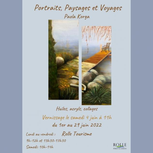 Ausstellung - Portraits, Paysages et Voyages - Rolle Tourisme