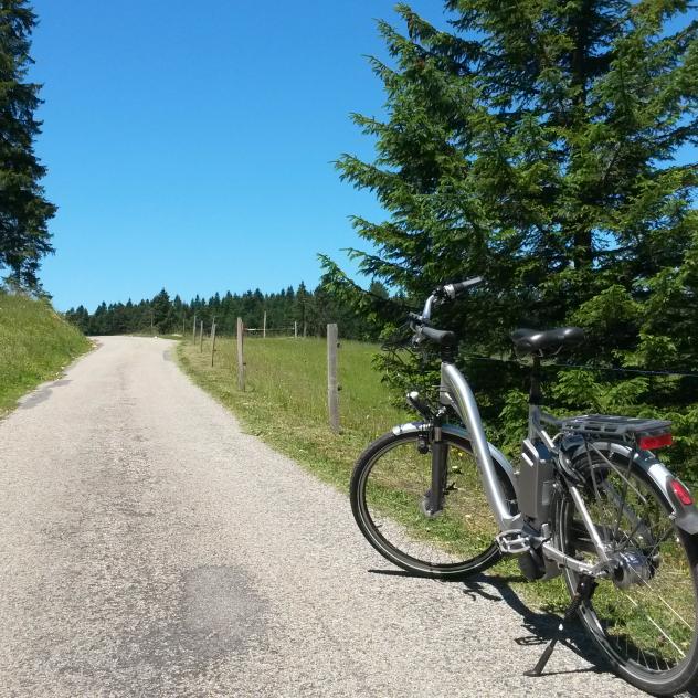 Balade en E-bike St-cergue - Vallée de Joux - St-Cergue