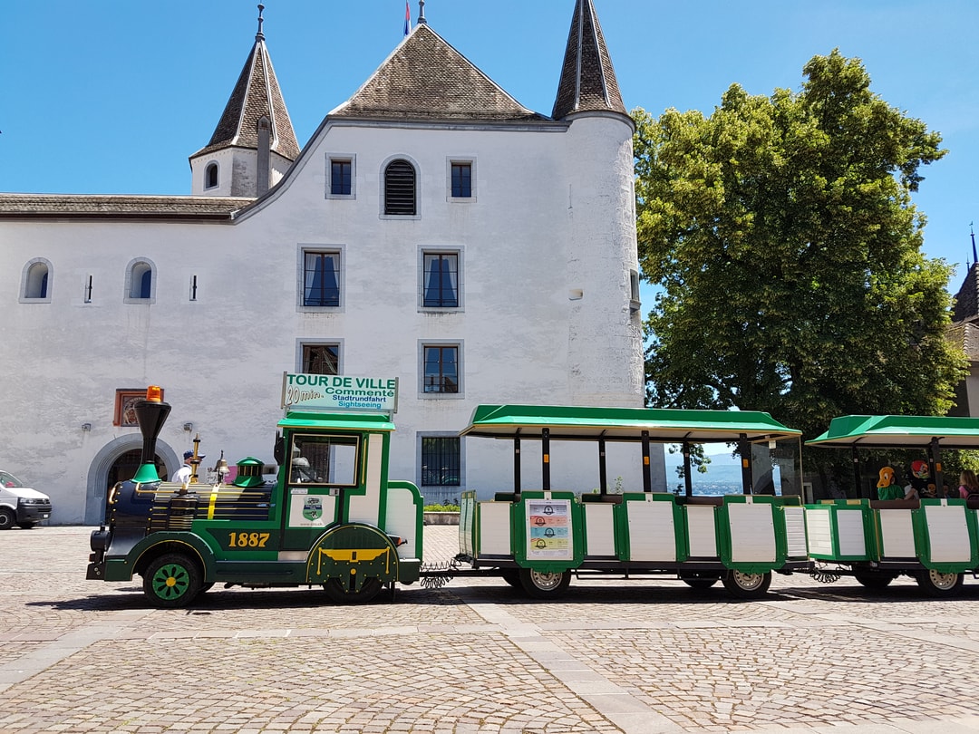 Ptit train,  stop Castle Nyon