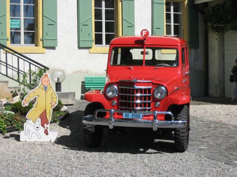 In the footsteps of Tintin