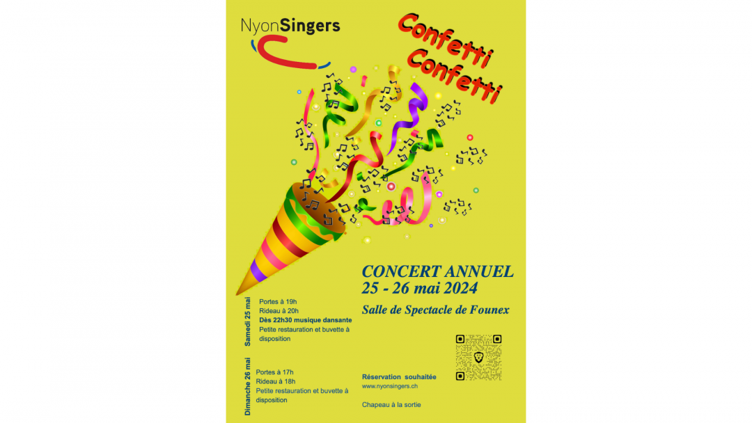 Nyon Singers Confetti Confetti