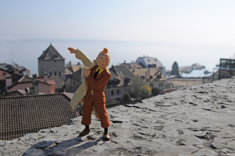 Tintin &agrave; Nyon