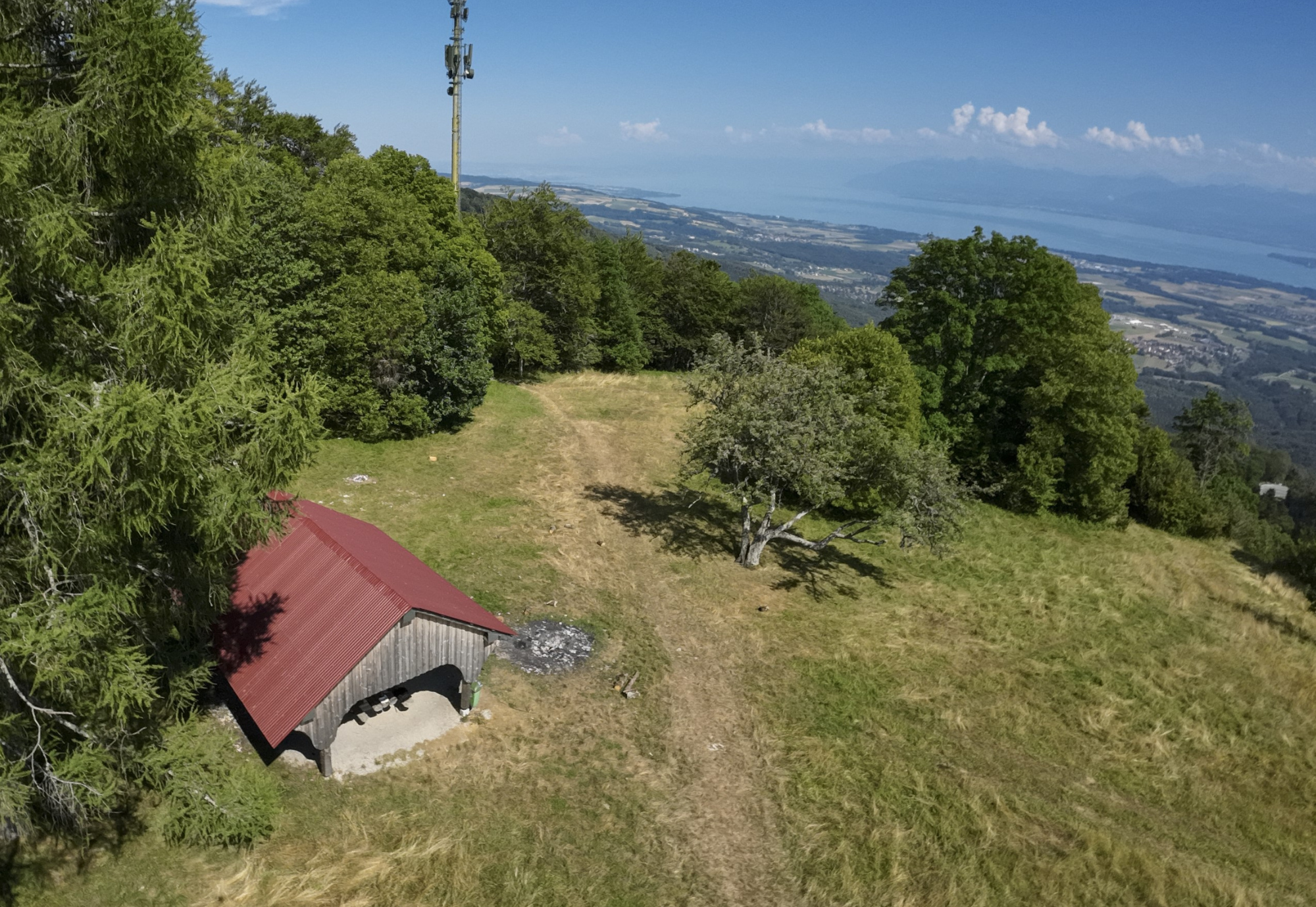 Rando raclette drone view