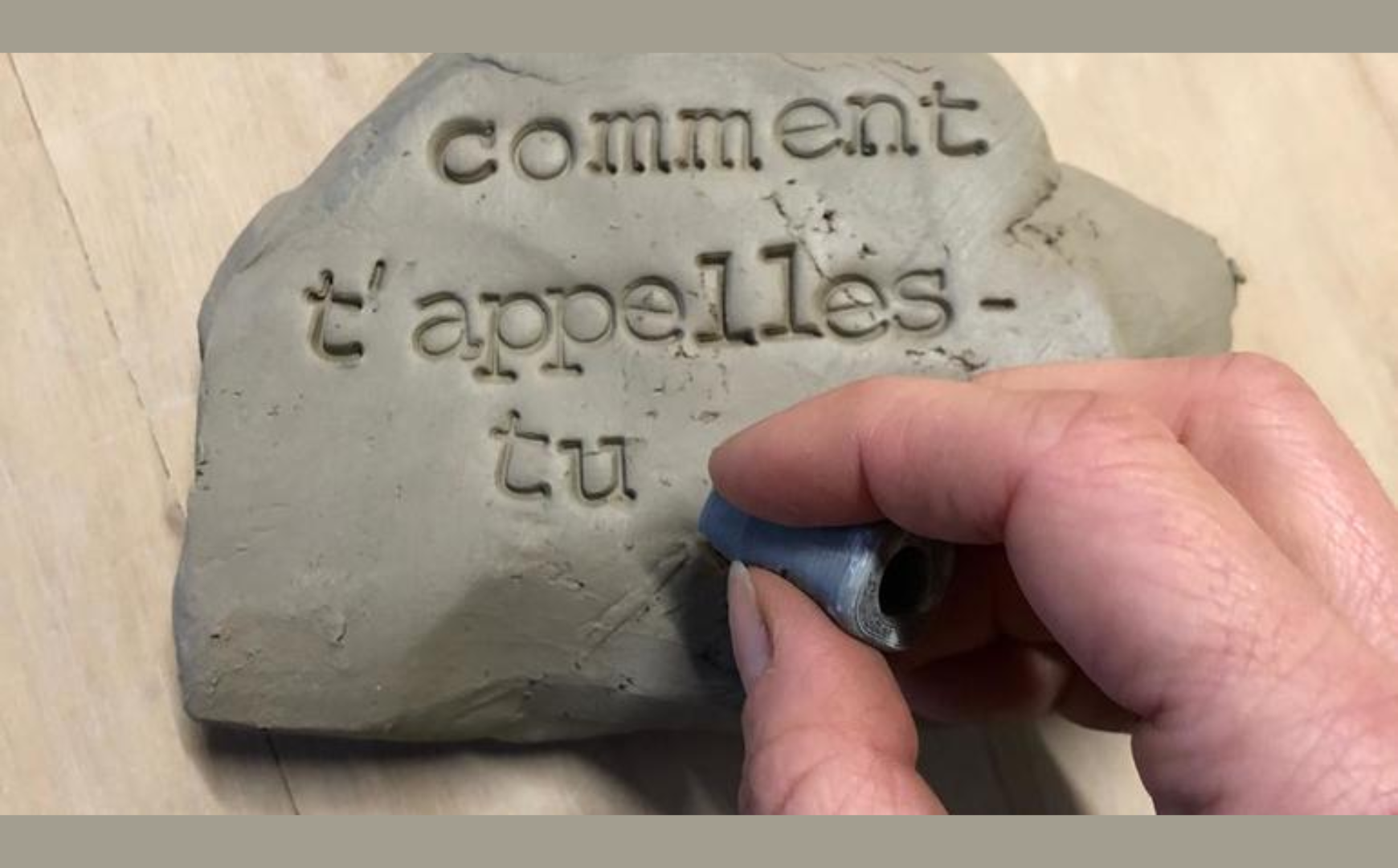 Atelier de céramique "Comment t'appelles-tu?"