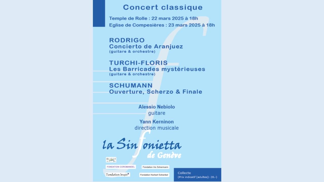 Sinfonietta genève - 22 mars