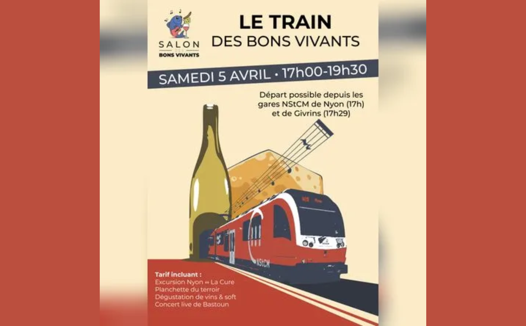 Salon des bons vivants - le train des bon vivants