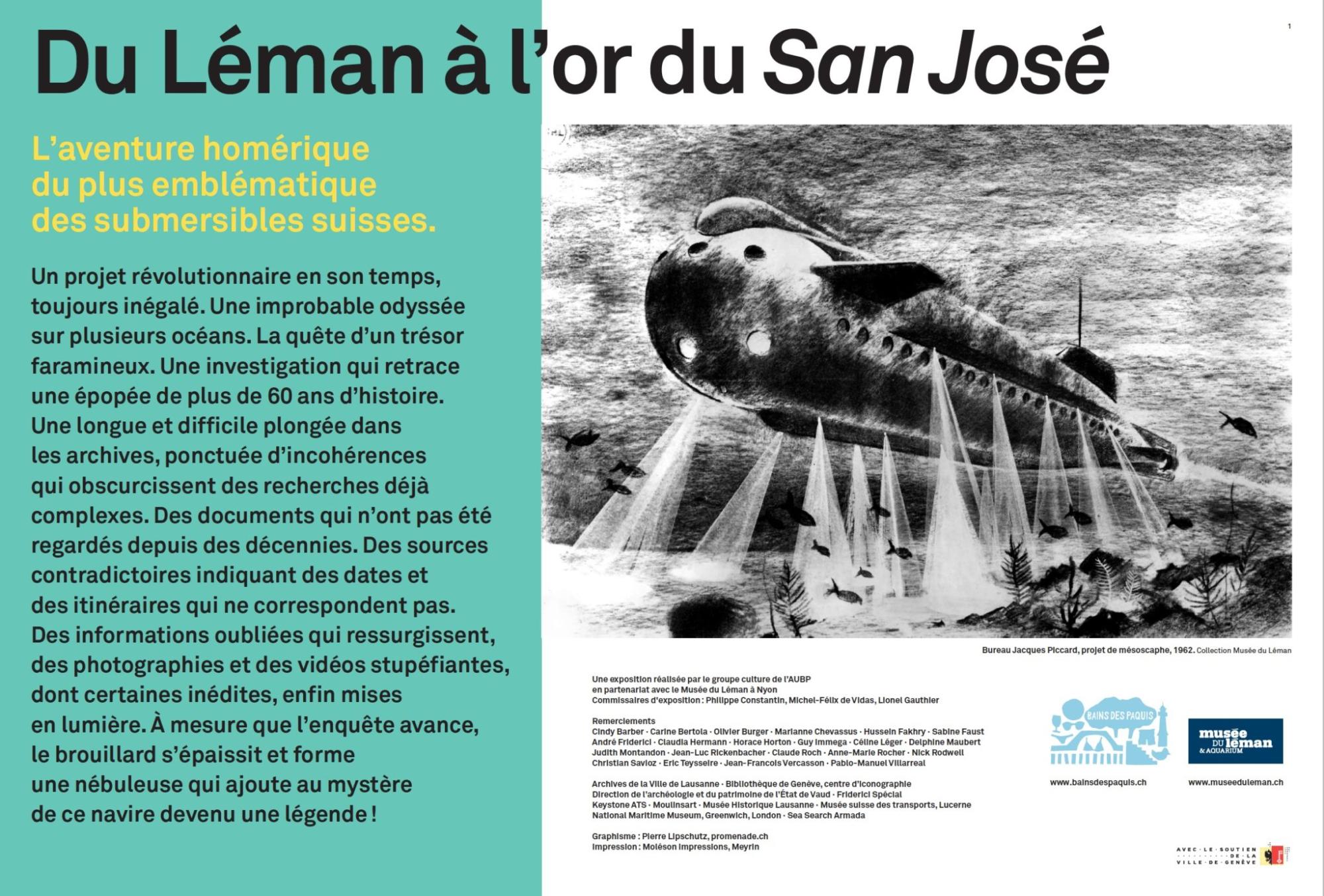 Expo - Du Léman à l'Or du San José