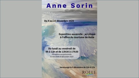 Exposition Rolle Tourisme - Anne Sorin