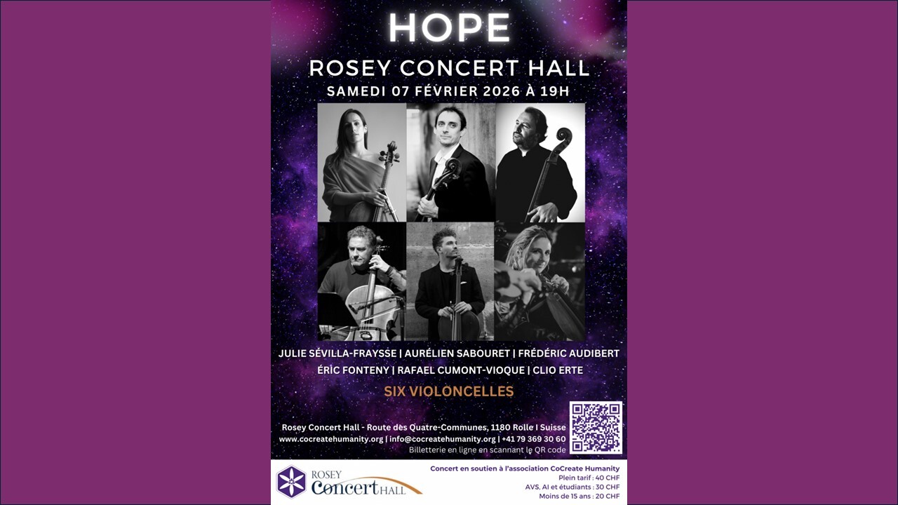 HOPE - Concert au Rosey Concert Hall