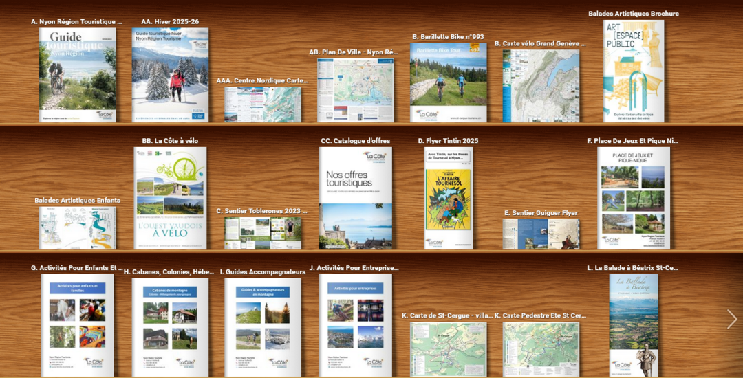 Brochures site internet