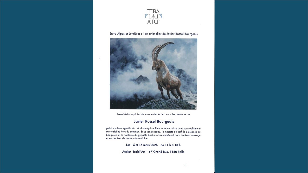 Exposition atelier Tralal'Art - Grand-Rue, Rolle