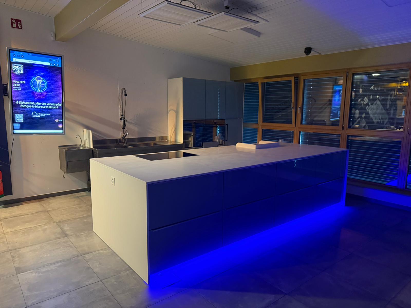 cuisine lumière bleue