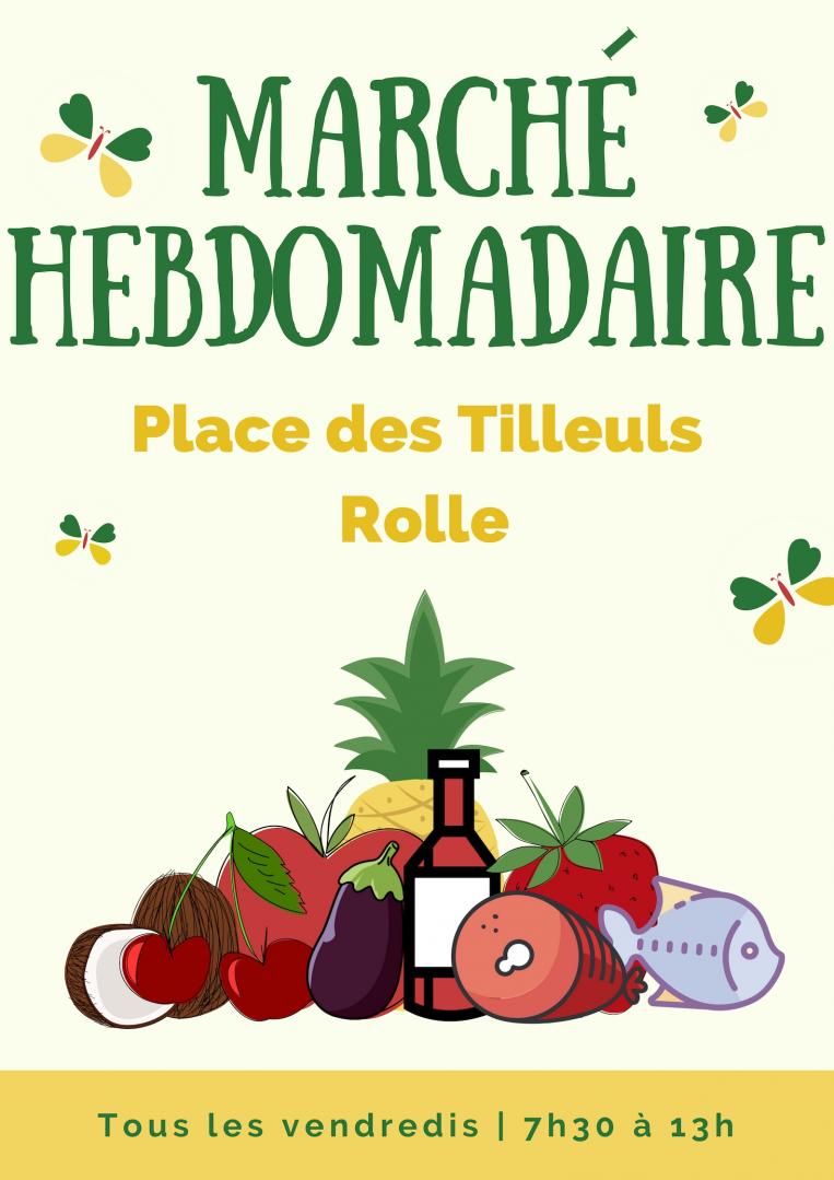 Marché hebdomadaire Rolle