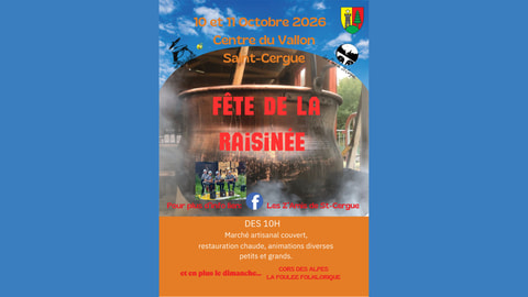 F&ecirc;te de la raisin&eacute;e et march&eacute; artisanal