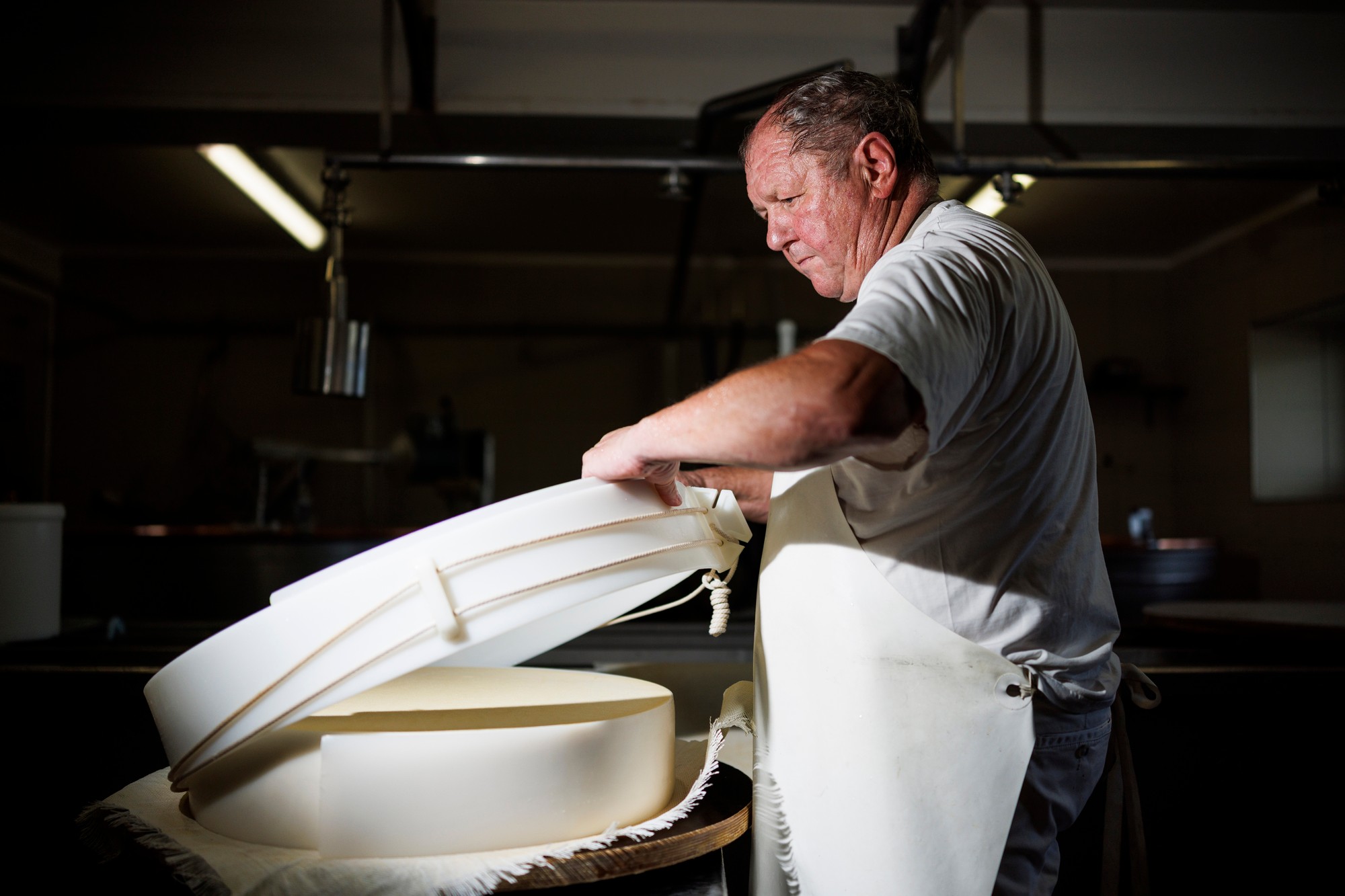 Le Pré de Bière - Fabrication fromage