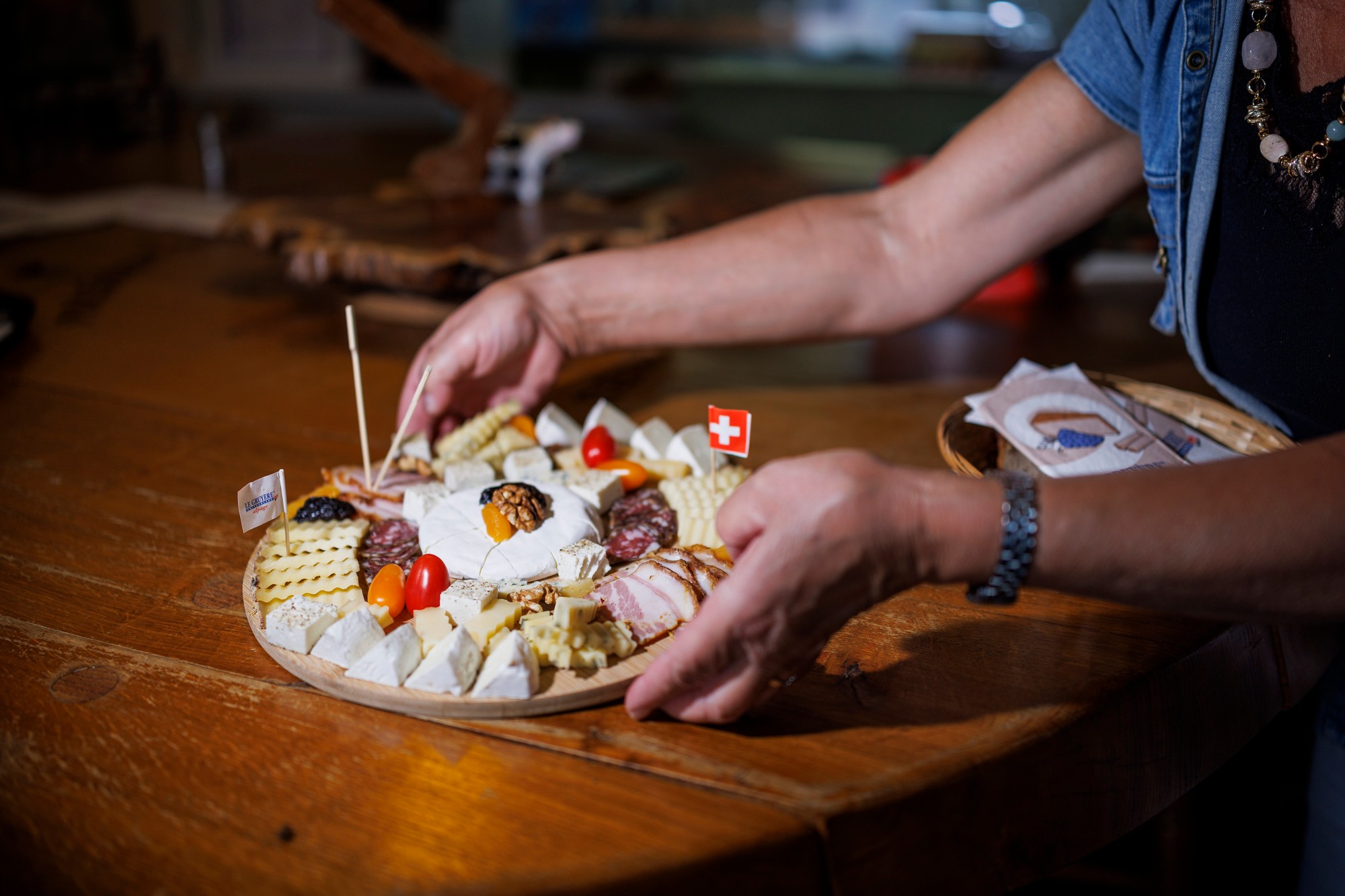 Le Pré de Bière - Assiette fromage et charcuterie