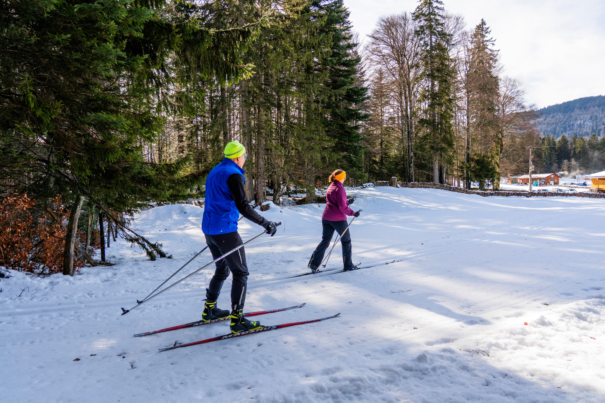Ski de fond au Mollendruz