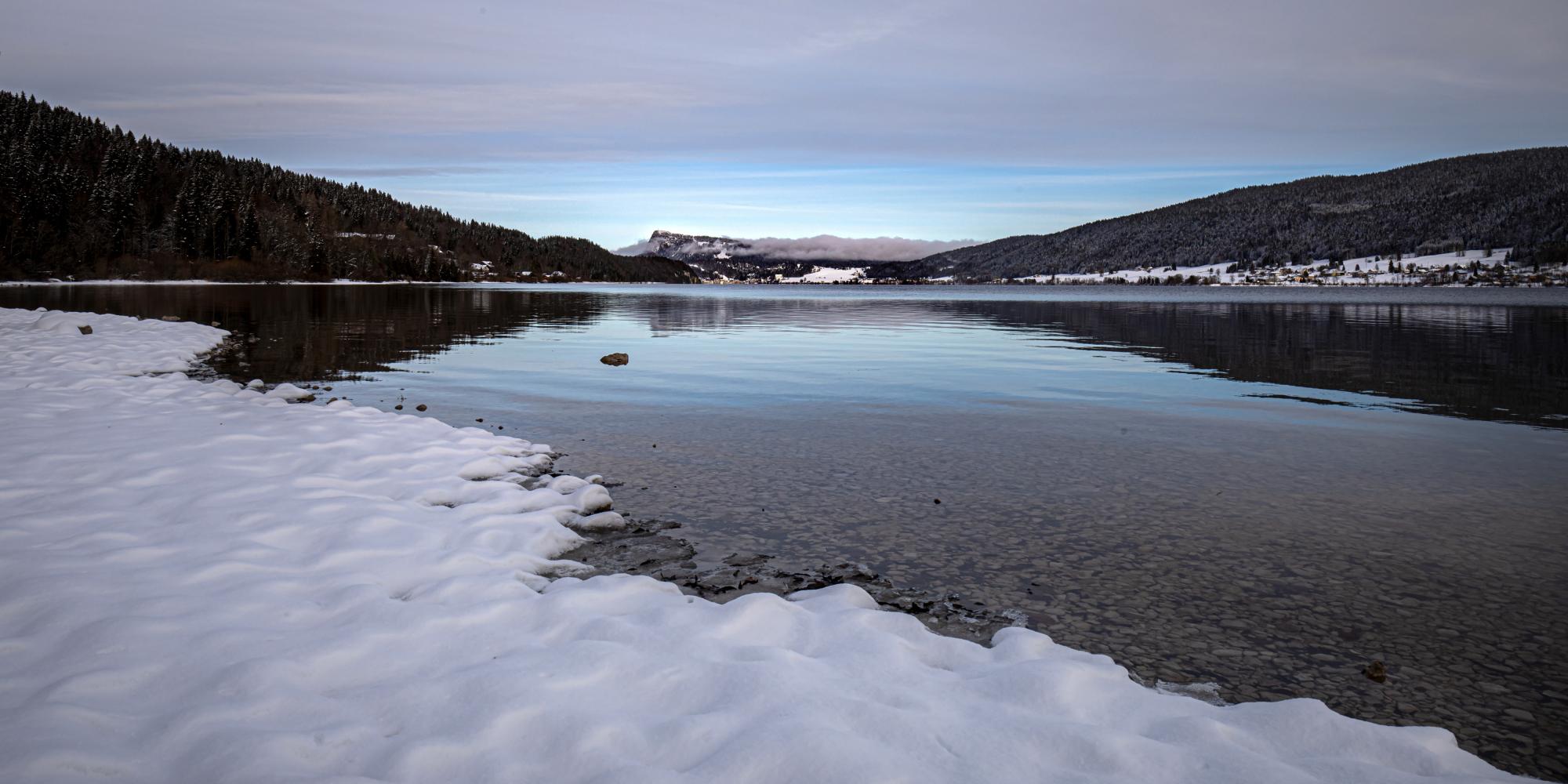 Lac de Joux en hiver