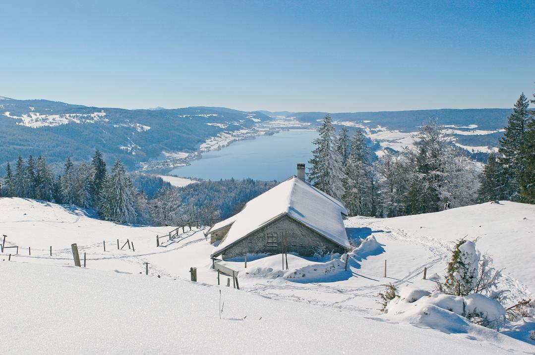 Vue Dent de Vaulion Hiver