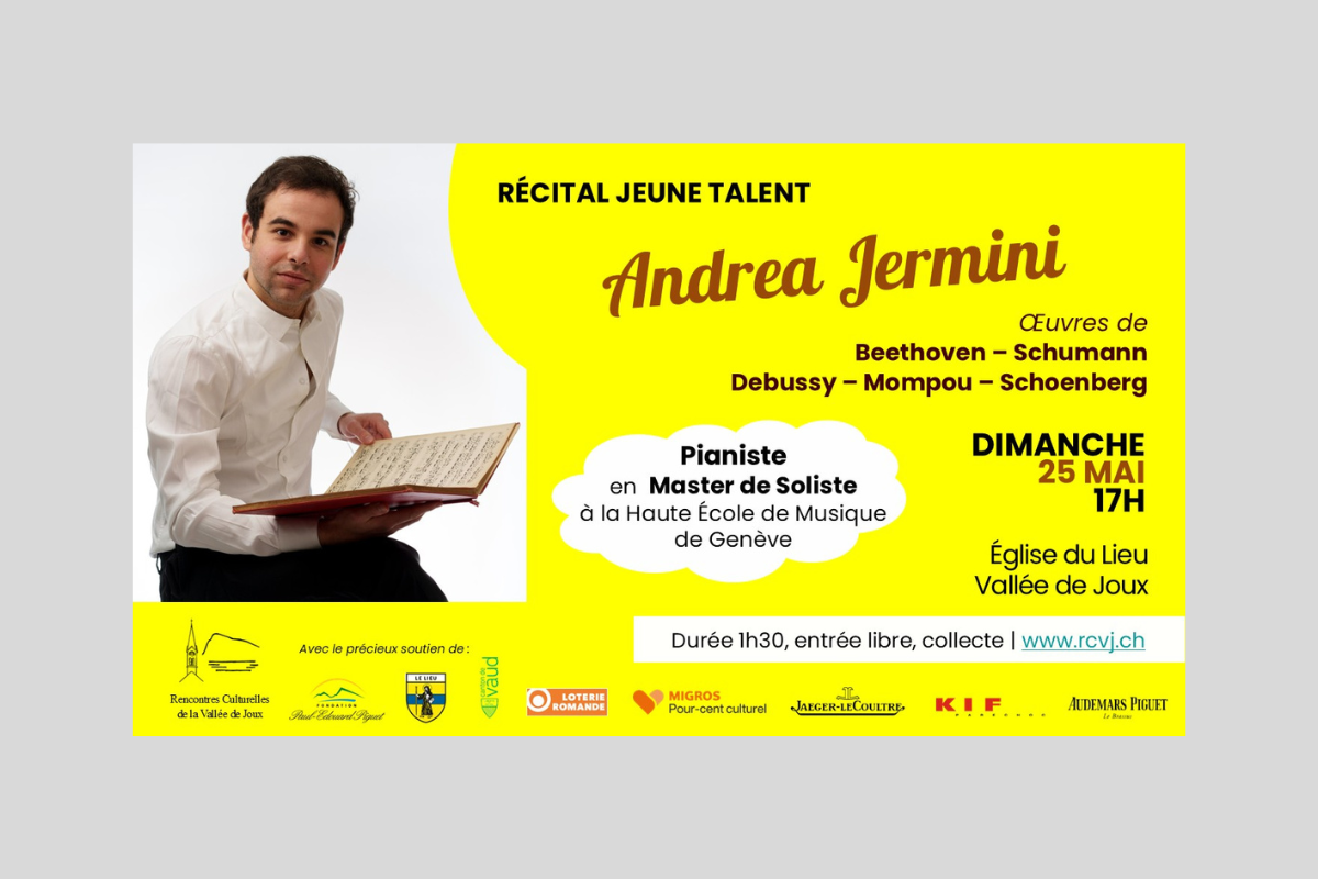 Visuel Récital de piano " Jeune talent " 2025