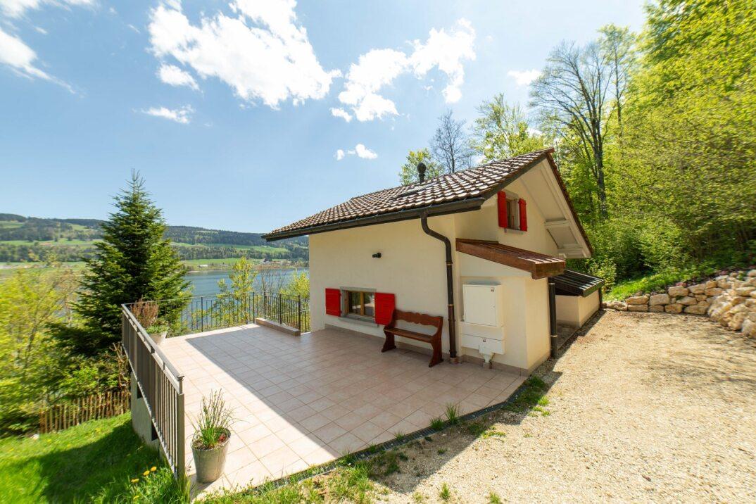 Chalet le Coucou - Extérieur vue lac