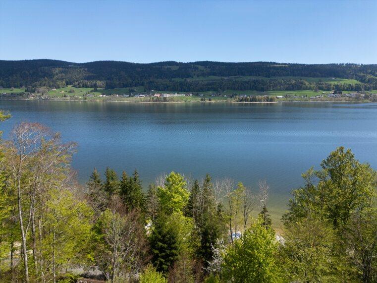 Sur la Roche - Vue sur le lac